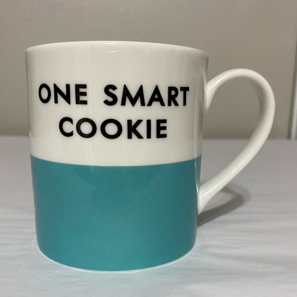 NWOT KATE SPADE *LENOX* COFFEE MUG CHIC SPEAK ONE SMART COOKIE - Picture 2 of 5